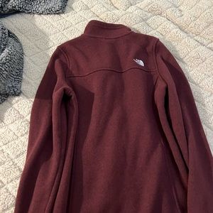 Maroon North Face Large jacket